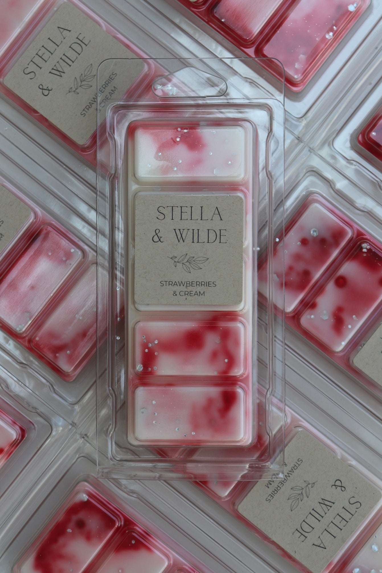 Strawberries & Cream Wax Melt Bar