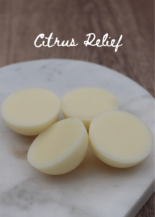 Citrus Relief Essential Oil Wax Melt Domes